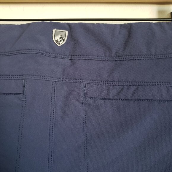Kuhl Transcendr Zip Ankle Softshell Pant Indigo Size 8 Reg Hiking Outdoor Active - Picture 7 of 9
